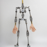 Uuendatud kokkupandav PMA-24 24cm k&otilde;rge kvaliteediga roostevabast terasest animatsiooni skelett nukk Stop Motion tegelasele