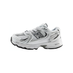 New Balance NB 530 Abrasion Resistant Low top Running Shoes Silver White Infant And Toddler IZ530SB1 26 gray