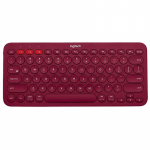 Logitech K380 mitme seadme Bluetooth-klaviatuur punane