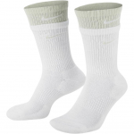 Nike Everyday Plus Crew Sokid Unisex 1 Pakk Valge/Mereroheline DD2795-105 28-30