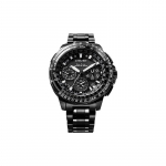 CITIZEN Eco-Drive Seeria Igavese Kalendriga Satelliidi Ajas&uuml;nkroonimine Multifunktsionaalne &Auml;ri Spordi ja Vaba Aja P&auml;ikeseenergia Kvartsteras St CC9025-51E must
