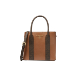 Michael Kors Mk Austin Seeria Commuter Vintage Minimalistlik Monogramm V&auml;rviplokkide Messenger Bag Naiste Kotid Pruun 30F2GANM2L-LUGGAGE Basic Set (Bag+Dust Bag) brown