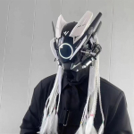 Kiiver K&uuml;bepunk N&auml;omask LED R&uuml;tmitehnoloogia Koomiksin&auml;itus Cosplay Helendav N&auml;gu Muutev Lahe Mask Laskmisrekvisiidid Kaunistus