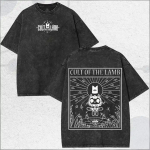 Cult of The Lamb Pesitud T-s&auml;rk Isikup&auml;rased R&otilde;ivad Sobib K&otilde;igiks Hooaegadeks Suurused Unisex T&auml;navar&otilde;ivad K&otilde;rge Kvaliteet Populaarne Toode M