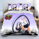 Seksikas T&uuml;druk High School DxD Anime Tekk Voodipesukomplekt, Tekikott Voodikomplekt Tekikott Padjap&uuml;&uuml;r, King Queen Suurus Voodipesukomplekt Laps 135x200cm