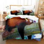 3D The Lesser Panda voodipesukomplektid tekikott koos padjap&uuml;&uuml;riga, kaheinimesevoodi, t&auml;issuuruses kuninganna voodipesu, voodipesu EU single(135x200cm)