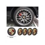 4 x Porsche 76 mm hall veljekate koos logoga Porsche Cayenne, Cayman, Panamera, Boxster, 911/718 jaoks