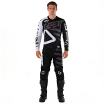 UUS 2026 LEETT MOTO enduro motokrossi varustuse komplekt mx s&auml;rk p&uuml;ksid roheline mootorratturi riietus mtb karracing &uuml;likond Off Road varustus S - 30 must