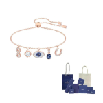 Swarovski Symbolica Roosa kullaga kaetud K&auml;ev&otilde;rud Naistele Sinine F-Original Brand Box And Bag roosa kuldne v&auml;rv