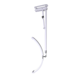 FOSOTO Laevalgusti Poolkuu Skaleeritav 90-120cm Seinale paigaldatav Kuuvalgusti Lamp ripsmetele Meik T&auml;itevalgusti T&auml;toveeringu JuuksuriSalongi jaoks Moon Light 25inch Pole 90-120cm
