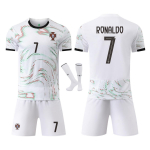 Portugal Ronaldo Maailmameistriv&otilde;istlused Laste Spordir&otilde;ivad Jalgpallis&auml;rk, Pol&uuml;ester, Valge 120-130 CM valge