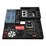 TOYAN FS L200AC Kahesilindriline Nitromootori Mudel 7CC Neljataktiline Reasjahutusega Mootori Mudel KIT Versioon Metallist Mootori M&auml;nguasi