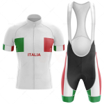 Itaalia Jalgrattas&auml;rk L&uuml;hikeste Varrukatega 2026 Meeskonna Meeste Jalgrattap&uuml;ksid R&otilde;ivad Maillot Jalgrattakomplektid MTB R&otilde;ivad Ropa Ciclismo Maillot S white