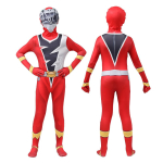 Anime Luksuslik T&auml;iskasvanud Metsavahi Kishiryu Sentai Ryusoulger Cosplay Kost&uuml;&uuml;m Kombinesoon Halloweeni Pidu Rollim&auml;ng Meeste Riided 130 red