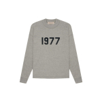 Fear of God Essentials 1977 Kollektsioon SS22 Pikkade varrukatega T-s&auml;rk Digitaalse Prindiga Unisex Topid Tume-Kaerav&auml;rvi FOG-SS22-926 XS