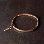 Kogu Viikingite Vasaraga T&ouml;&ouml;deldud Puhas Vask K&auml;ev&otilde;ru Retro T&ouml;&ouml;deldud Oks&uuml;deeritud T&auml;navakivi Stiil Metallist Vajar Unisex Mehed Naised Kingitus Ehted wrist size 15to16cm