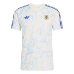 Adidas Argentina Originals T-s&auml;rk kogu pinnal tr&uuml;kiga 'Off White' M white