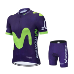 TDF Movistar Team Rattas&auml;rgi Komplekt 2026 L&uuml;hikeste Varrukatega Sinine R&otilde;ivastus Maanteejalgratta S&auml;rgid &Uuml;likond Jalgratta P&uuml;ksid koos Traksidega MTB S&auml;rk R&otilde;ivad XL