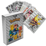 Kuldse fooliumiga kaardid 55 tk TCG kogutavad kaardid Anime kaup Kingitused L&auml;ikiv kuldne viimistlus Ingliskeelne versioon