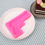 3D p&uuml;stol Silikoon Fondant Hallitus&scaron;okolaadist Sugarcrafti koogivormi k&uuml;psetust&ouml;&ouml;riist DIY