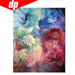 5D DIY Teemantmaaling Naiste Teemanttikandid 3D Ristpistes Teemant 20X30