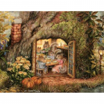 Teemanttikandid 5D Teemantmaaling K&uuml;&uuml;liku &otilde;htus&ouml;&ouml;k Pere ristpistes Teemantmosaiik n&auml;put&ouml;&ouml; 20X30CM