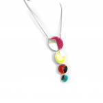NOA [H2447] - Collier Cr&eacute;ateur 'Bora Bora' multicolore mitmev&auml;rviline