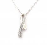 Altesse [K6310] &ndash; valge 'Goddess' h&otilde;bedane kaelakee valge