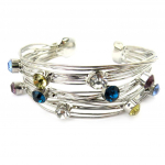 Les Tr&eacute;sors De Lily [M0679] - Bracelet cr&eacute;ateur 'Sissi' tutti frutti sinine
