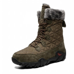 Meeste saapad suured veekindlad libisemiskindlad pluss sametised lumesaapad Talvised meeste puuvillased saapad vabaaja Martini saapad v&auml;listingimustes k&otilde;rge &uuml;laosaga soojad saapad 38-47 43 armee roheline v&auml;rv