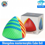 Shengshou 8x8 Riisiklimbi kuubik 8x8x8 Sengso Mastermorphix Kiiruskuubik P&uuml;ramiidi-kujuline Cubo Mastermorphix Kiirus Magico