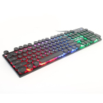 iMICE AK800 USB juhtmega mehaaniline tunne 104 v&otilde;tmega RGB taustavalgustusega m&auml;nguklaviatuur arvuti s&uuml;learvutile must
