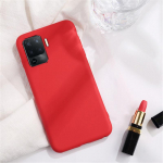 Pehme vedel silikoonist telefoni&uuml;mbris OPPO Reno5 Lite F &uuml;hev&auml;rviline t&auml;iskaitse&uuml;mbris OPPO Reno 5 Lite F kaitse&uuml;mbriste jaoks oppo Reno5 Lite punane