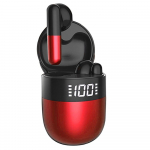 Juhtmeta k&otilde;rvaklapid J28 TWS LED-ekraan Bluetooth k&otilde;rvaklapid m&uuml;rasummutuspeakomplekt HIFI stereo madala latentsusega veekindlad mikrofoni k&otilde;rvaklapid J28 TWS punane