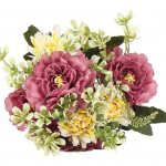 artificial flower Good-looking Realistic Full of Vitality Practical No Wither Clear Texture Simulation Dahlia for Wedding sinine