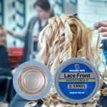 Kahepoolne teip, h&otilde;lpsasti kasutatav naiste meigit&ouml;&ouml;riist n&auml;htamatu praktiline pitsist esitugi t&uuml;drukutele