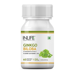 Ginkgo biloba ekstrakt (60 kapslit, 120 mg), Ginkgo Biloba ekstrakt, INLIFE