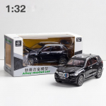 1:32 &Uuml;hildub BMW X5 linnamaasturi mudelauto m&auml;nguasjaga, tsingisulamist tagasit&otilde;mmatav m&auml;nguauto heli ja valgusega lastele, poisile t&uuml;drukule kingitus 1:32-Size:16.5*7.5*6.5cm must