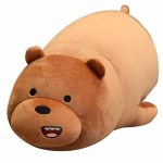 28-78 cm multikas We Bare Bears Paljas m&auml;nguasi Armas Grizzly Panda J&auml;&auml;karu Pehme karu Panda J&auml;&auml;karu nukk 58cm