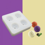 4. Vaarika silikoonvormi simulatsioon puuviljavahuvorm kommivorm &uuml;mmargune &scaron;okolaadivormi koogivorm