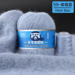 50+20g/komplekt Long Plush Mink Ka&scaron;miirl&otilde;ng Peen kvaliteetne k&auml;sitsi kuduv l&otilde;ng naistele kardigan sall sobib