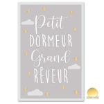 Les Tr&eacute;sors De Lily [A0718] - Laste l&otilde;uend  Little Sleeper Big Dreamer  hall - 30x20 cm hall
