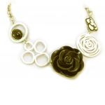 NOA [R5237] - Disainkaelakee 'Rosa Romantica' must beež - 35 mm must