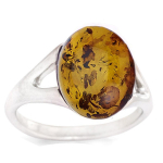 K&auml;sit&ouml;&ouml;h&otilde;bes&otilde;rmus 'Inspiration' merevaigust (roodiumiga kaetud) - 13x10mm 58 pruun