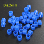 Autoklaavitav hambaravi universaalne silikoonist v&auml;rvikoodir&otilde;ngas V&auml;rvilised r&otilde;ngad k&auml;siinstrumendi v&otilde;i t&ouml;&ouml;riistade jaoks (Dia.7mm/5mm) 100pcs Blue 5mm