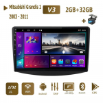 Android Mitsubishi Grandis 1 jaoks 2003&ndash;2011 Autoraadio Multimeedia Videopleier Navigatsioon GPS Carplay 2Din 2+32GB 2+32GB