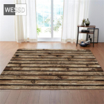 Tumedav&auml;rviline puidust teraga tr&uuml;kitud 3D-vaip elutoa jaoks, &uuml;lipehme kristallsametine vaip, p&otilde;randamatt, magamistoa sisekujundus 120x180cm 1pcs