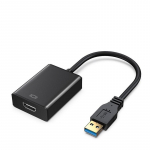 Usb3.0-HDMI-draiverivaba USB-3.0-HDMI-HDMI-arvutiadapter Audio-videoadapteri muundurkaabel must