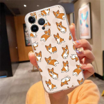 Telefoni&uuml;mbris iPhone'ile 14 13 12 11 Pro Max Xs Max Xr X 12mini 14 Plus Se Corgi Sexy Cartoon Dog Ass Case Funda Capa Cell iPhone 13mini