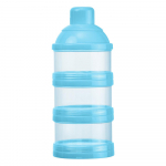 (Suurep&auml;rane kodu)1 tk 3 kihiline piimapulbri doseerimiskarp imikutoidu konteineri pudel One Size sinine